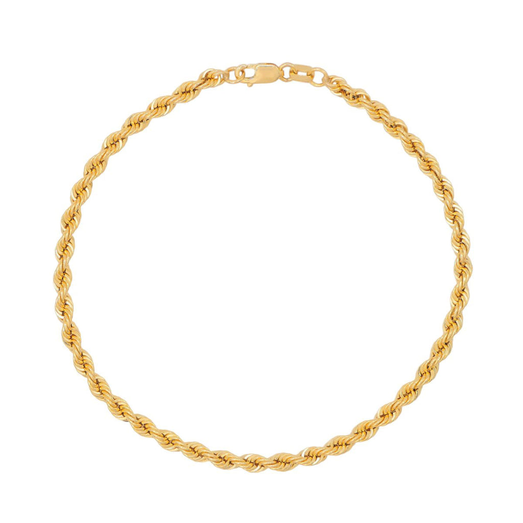Pulsera oro 10k torzal