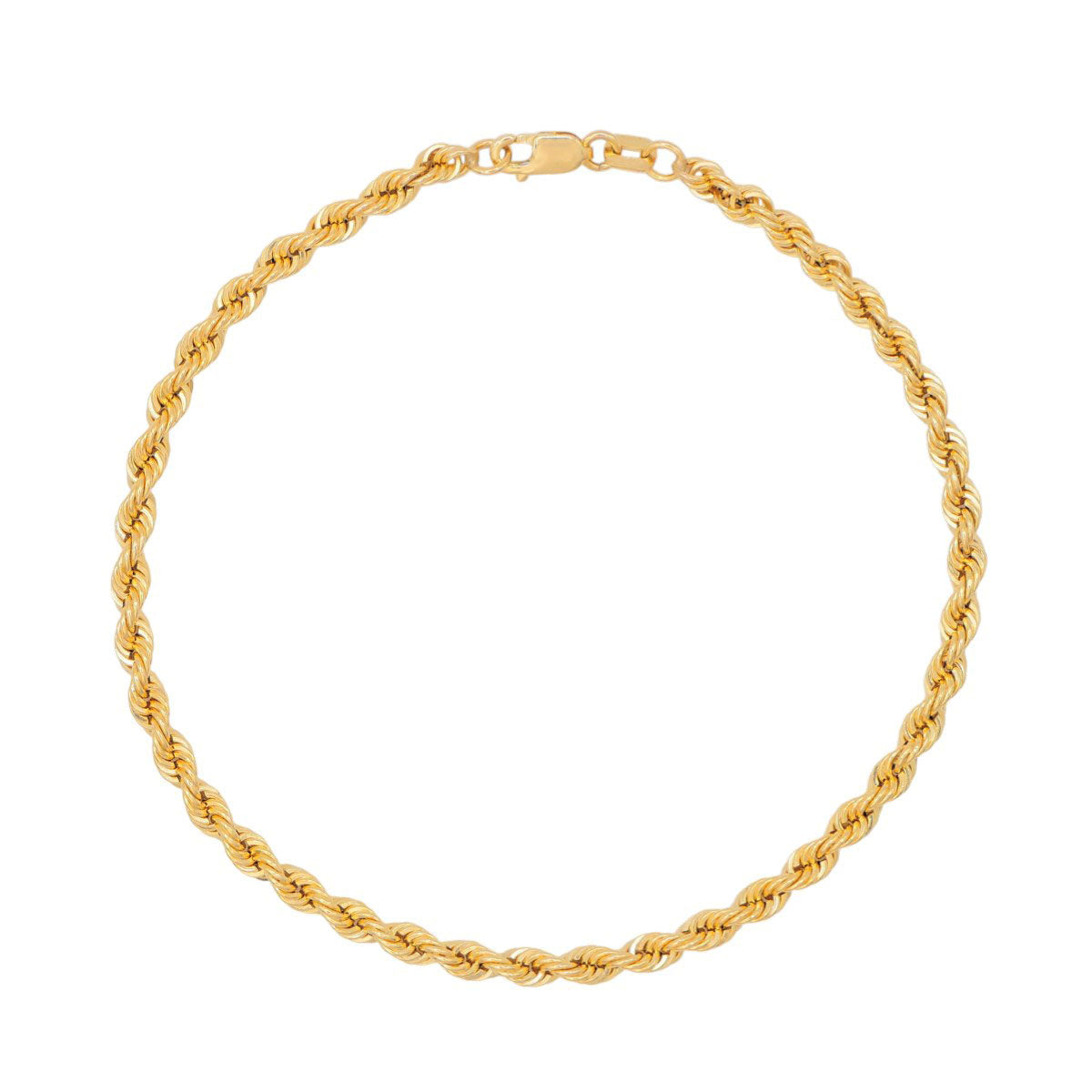 Pulsera oro 10k torzal