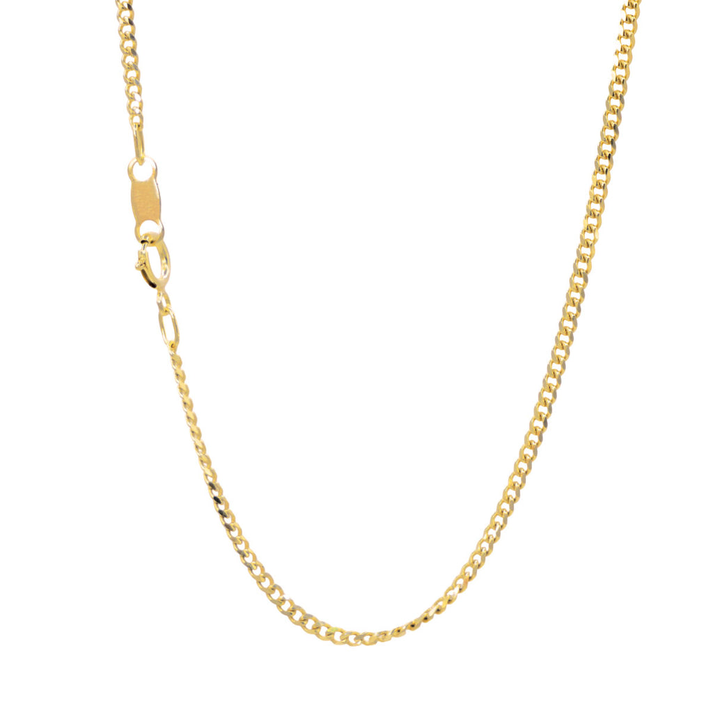 Cadena cubana oro 10k 2 mm 55 cm