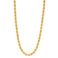 Cadena oro 10k torzal 4 mm 55 cm