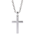 Collar cruz plata 925 55 cm