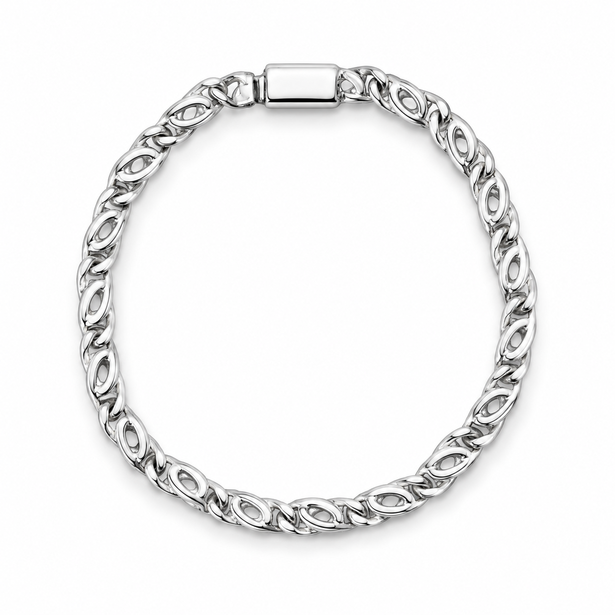 Pulsera plata 925 clip