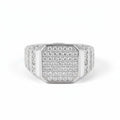 Anillo plata 925 cuadrado