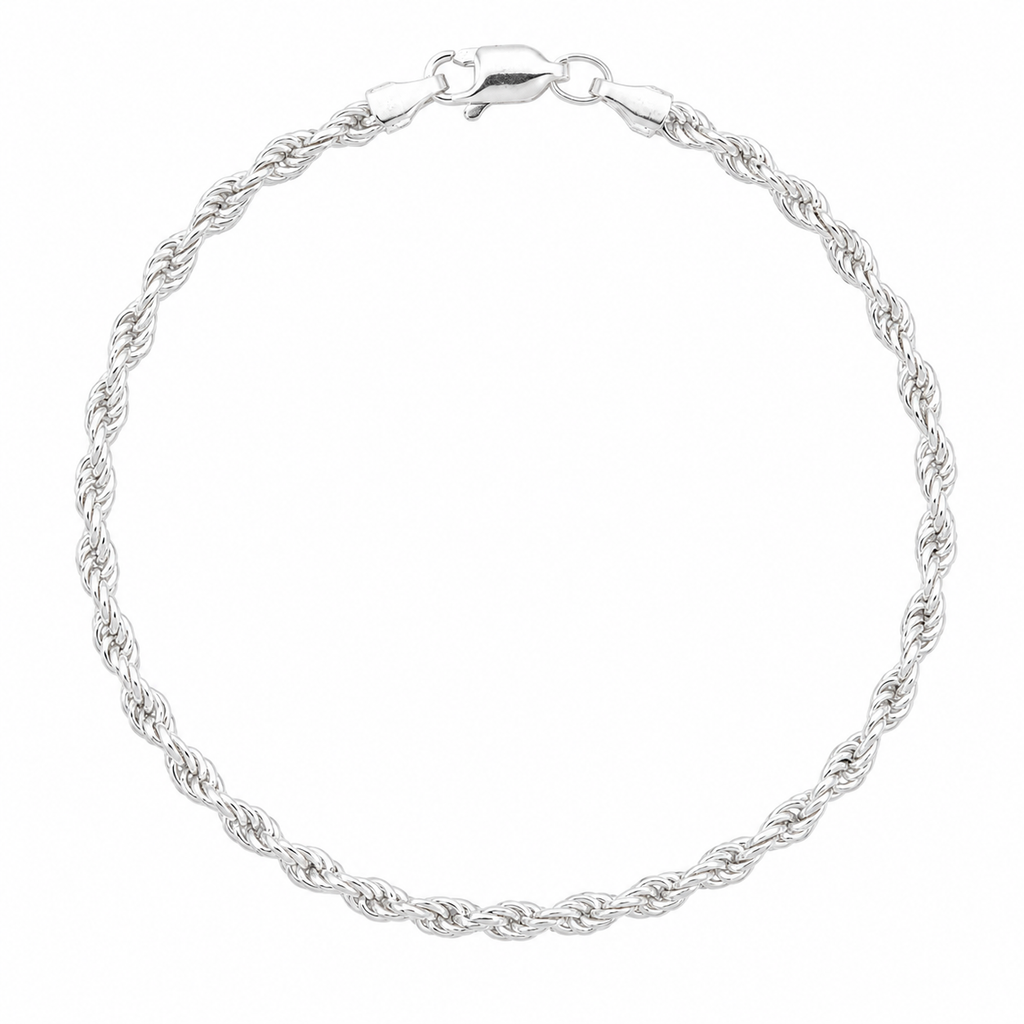 Pulsera torzal plata 925