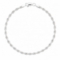 Pulsera torzal plata 925