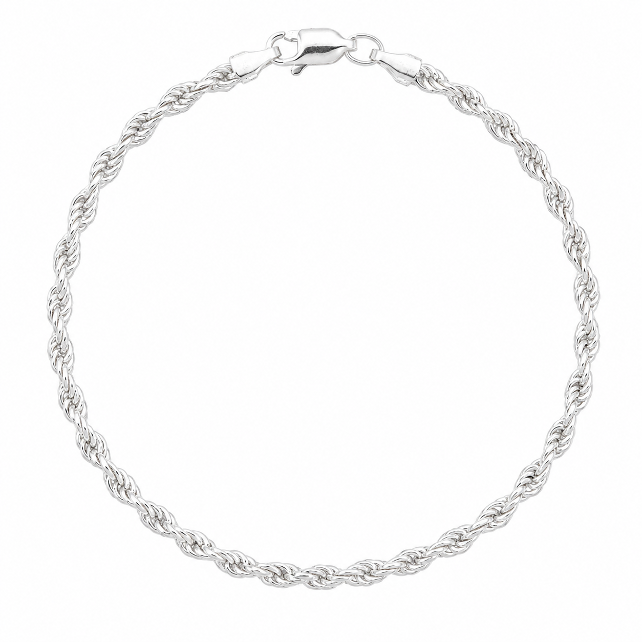 Pulsera torzal plata 925
