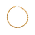 Pulsera oro 10k torzal