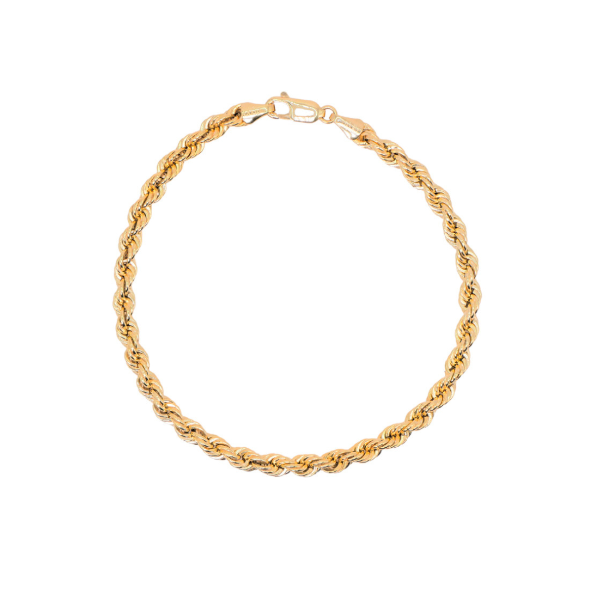 Pulsera oro 10k torzal