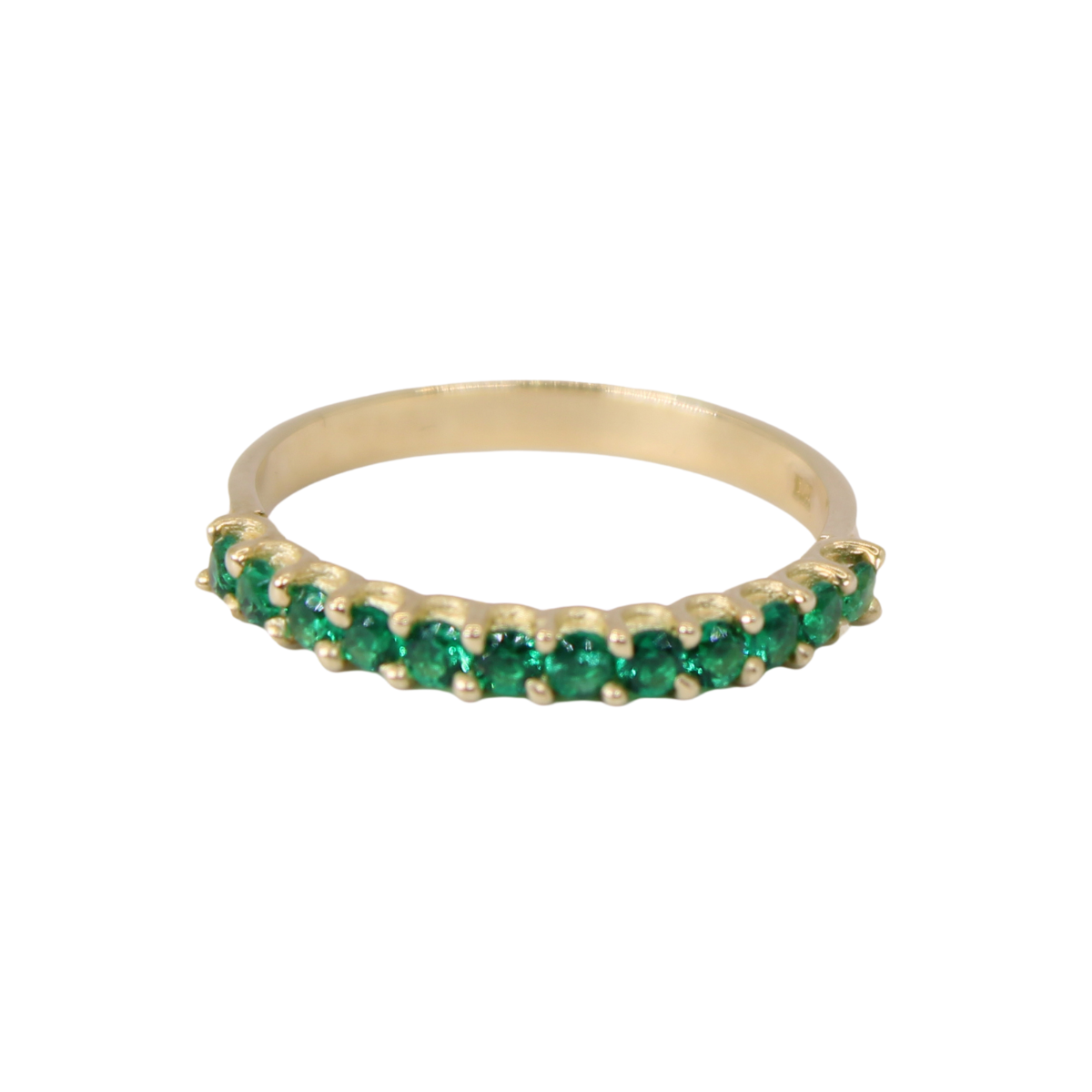 Churumbela oro 10k 2 mm verde