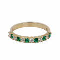 Churumbela oro 10k verde y blanca 2 mm