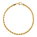Pulsera oro 10k torzal 4 mm