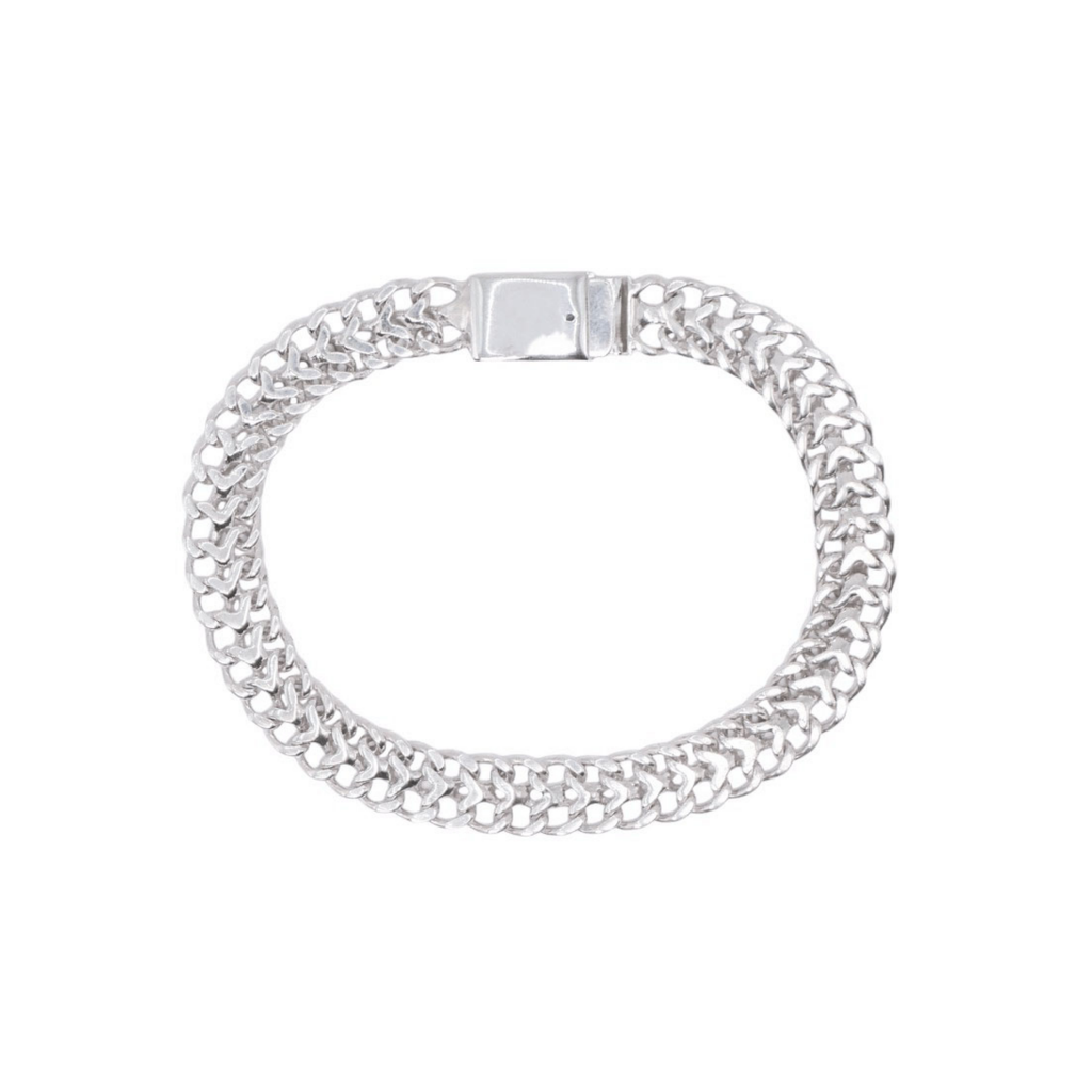 Pulsera plata 925 cubana