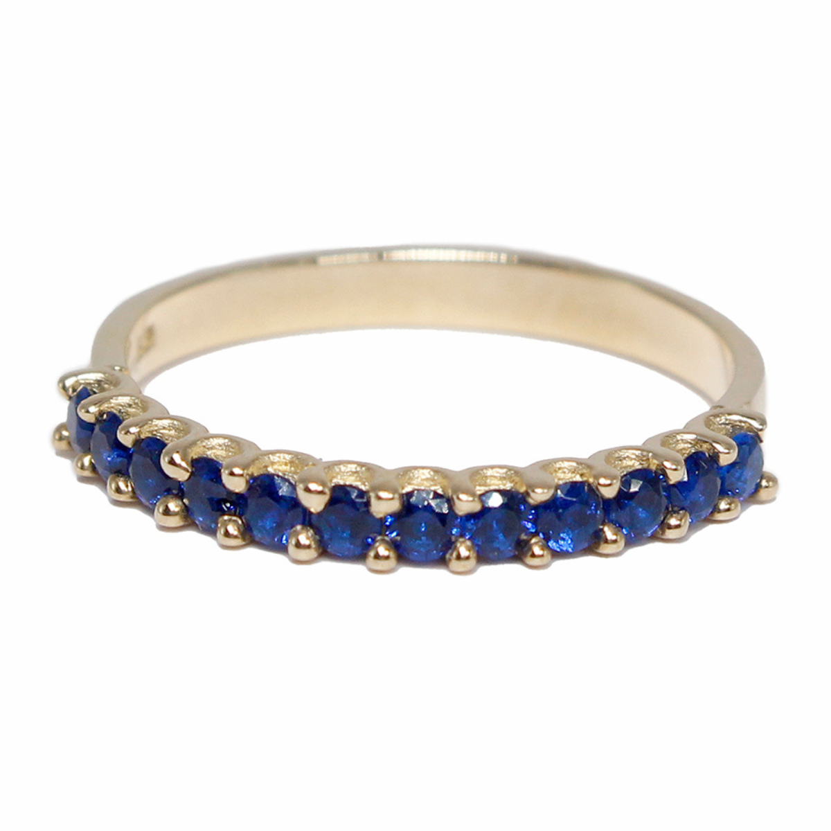Churumbela oro 10k azul 2 mm