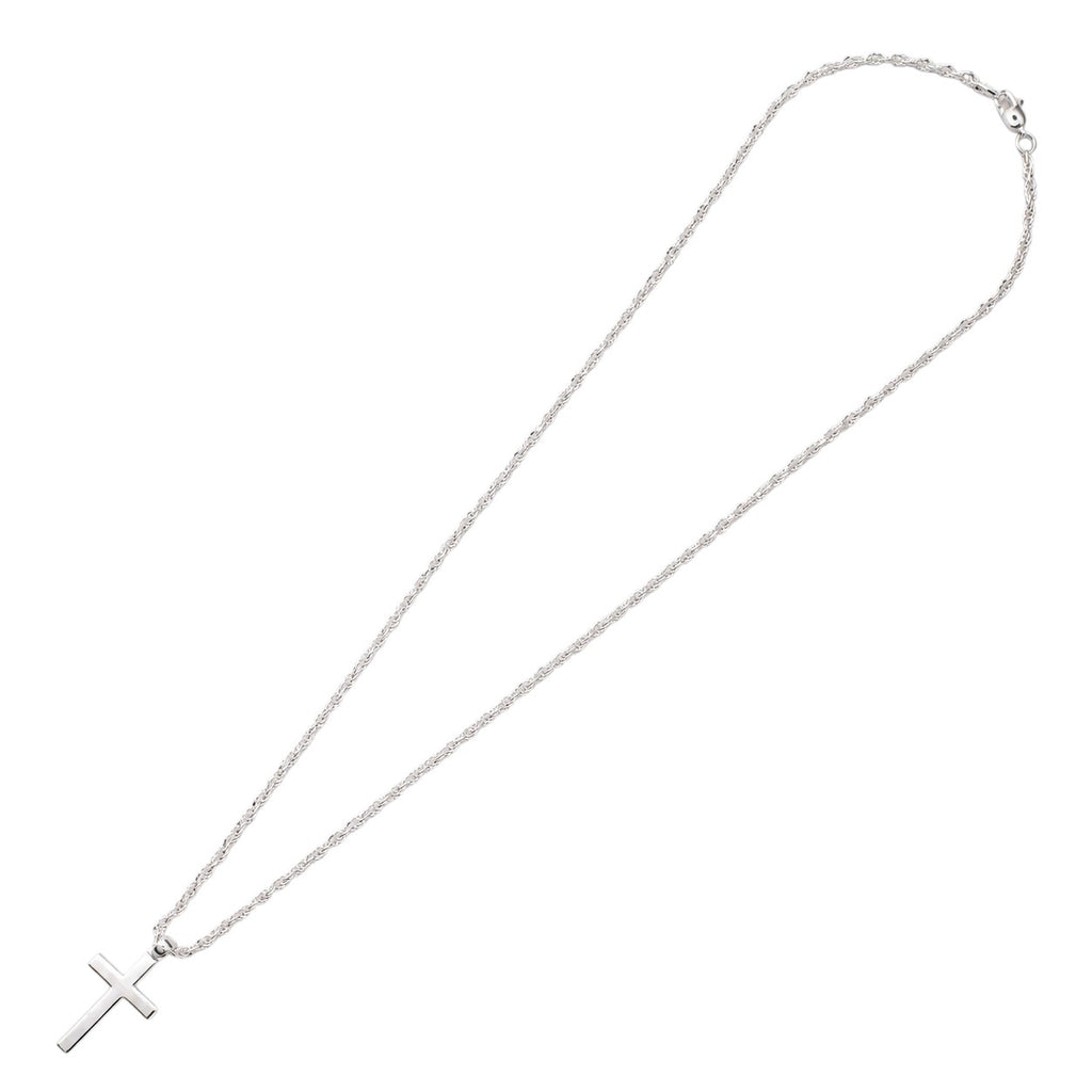 Collar cruz plata 925 55 cm