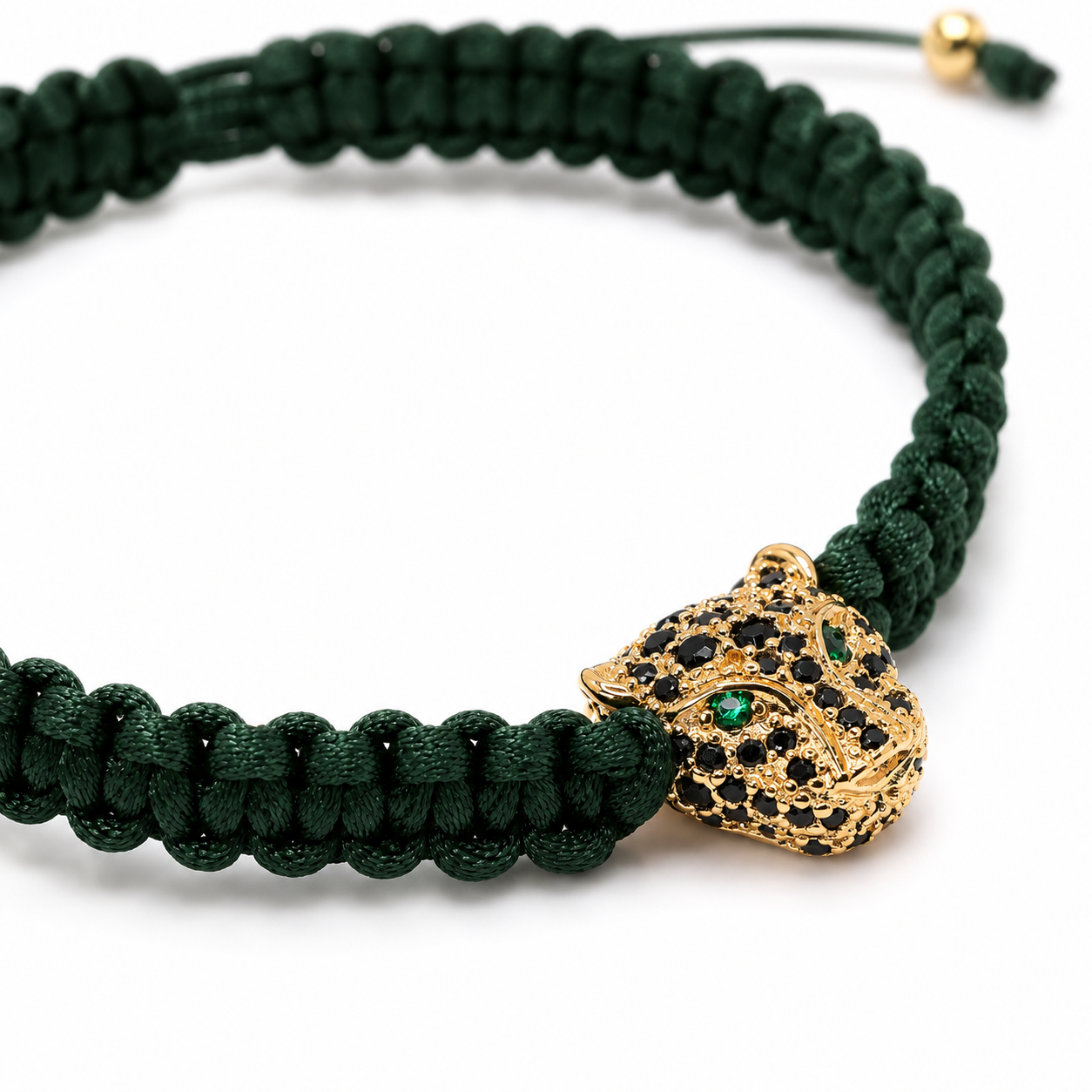Pulsera jaguar baño oro 14k