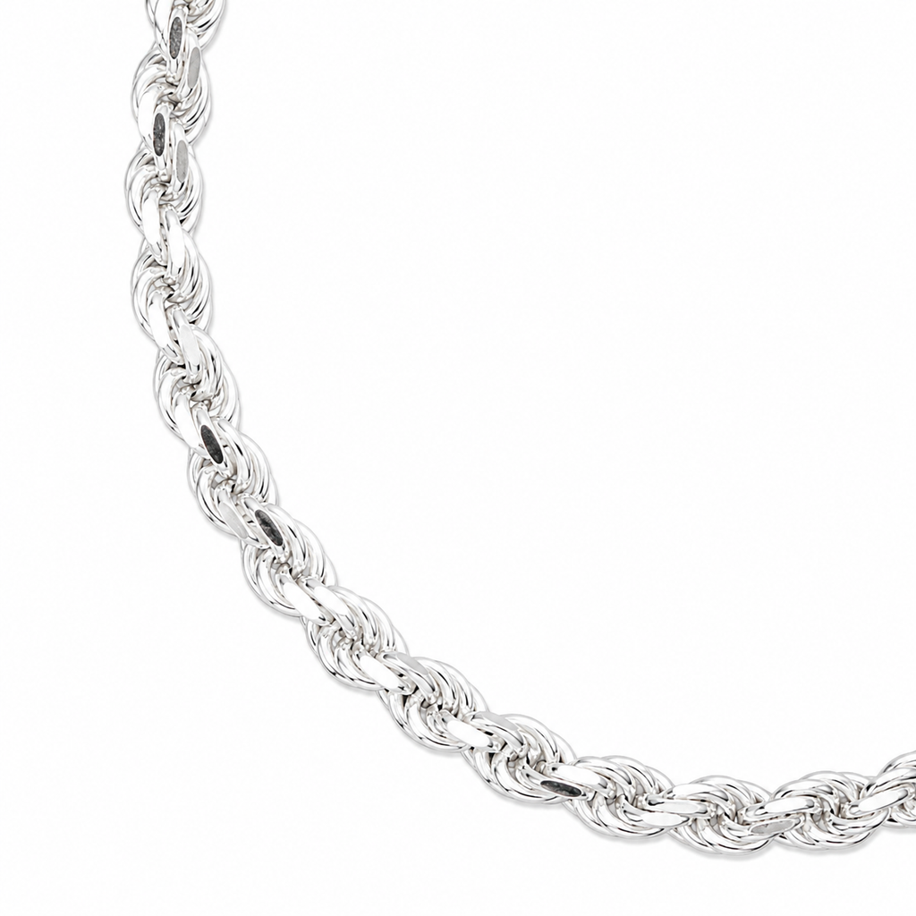 Pulsera torzal plata 925 4 mm