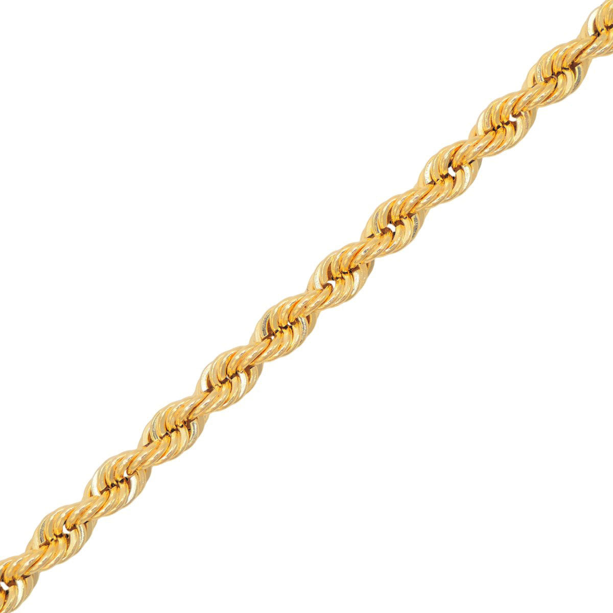 Pulsera oro 10k torzal 3 mm
