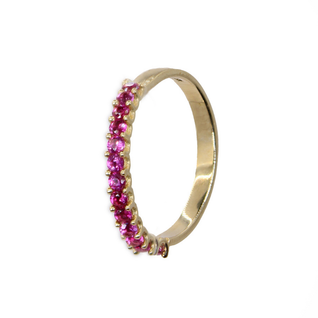 Churumbela oro 10k rosa 2 mm