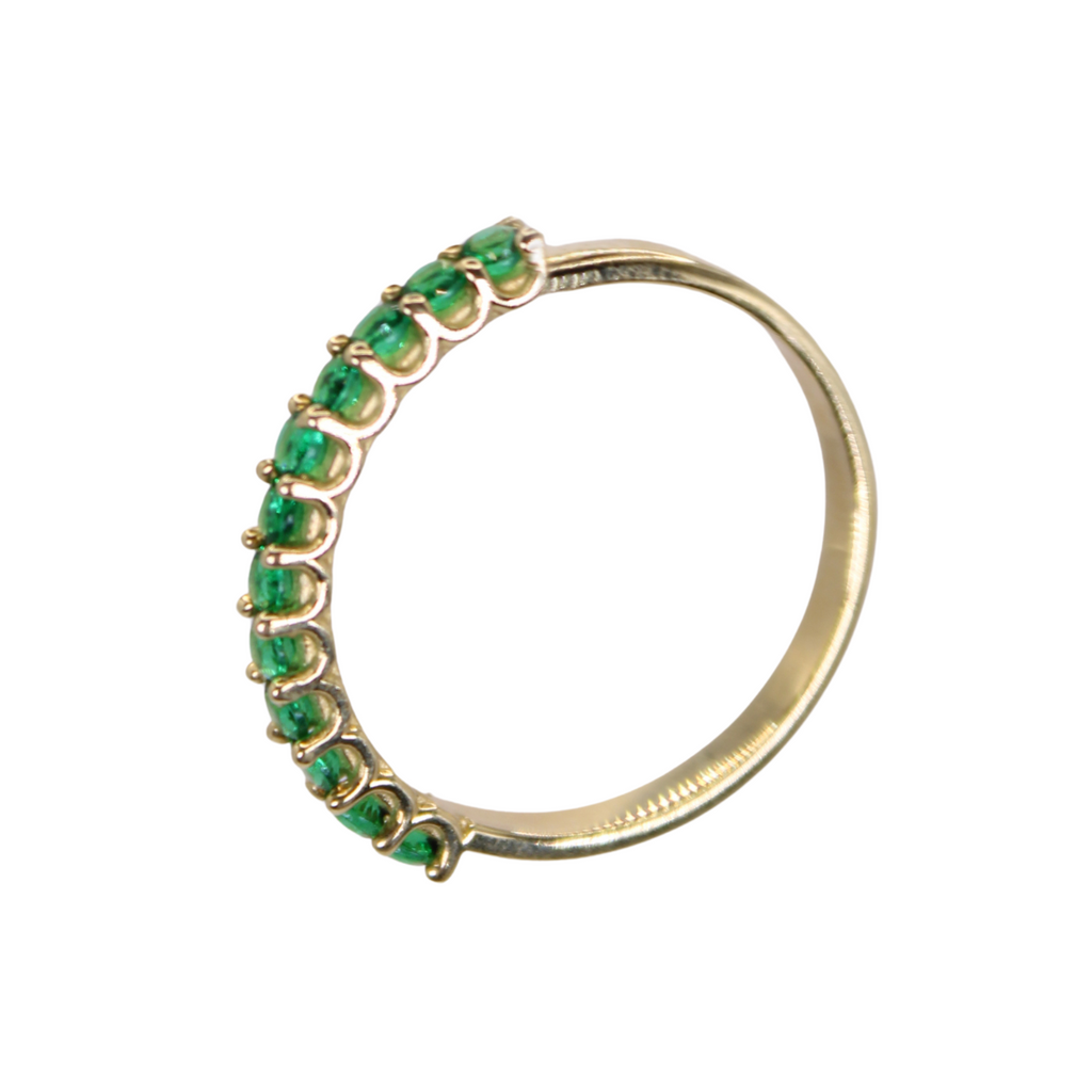 Churumbela oro 10k 2 mm verde