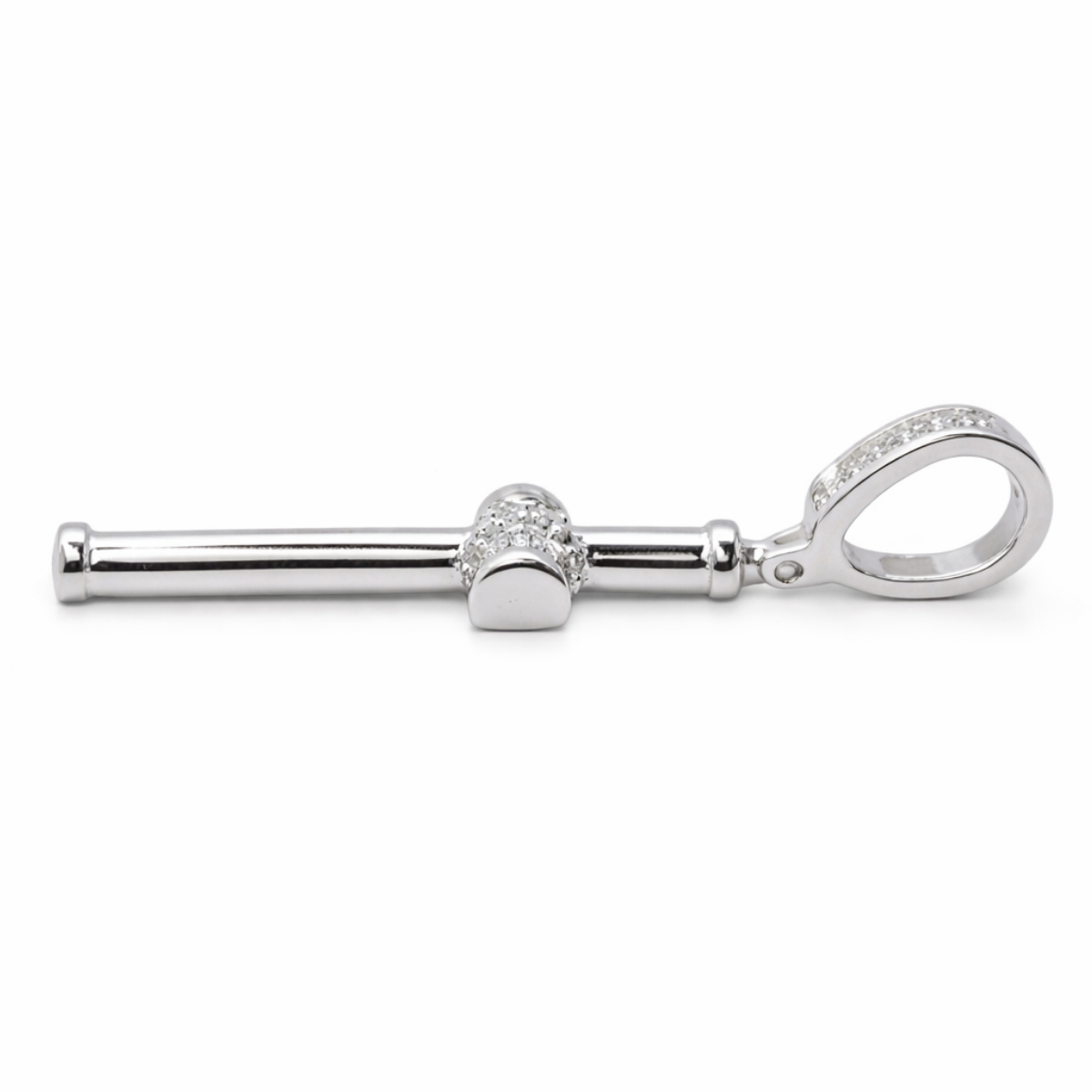 Dije cruz latina plata 925
