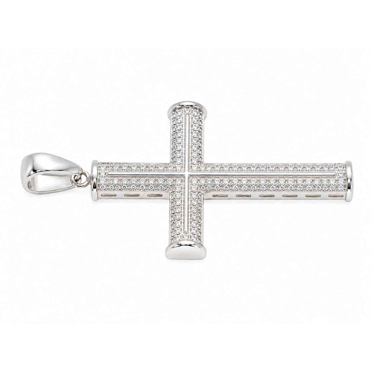 Dije cruz plata 925