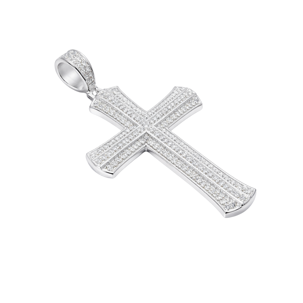 Dije cruz plata 925 gótica