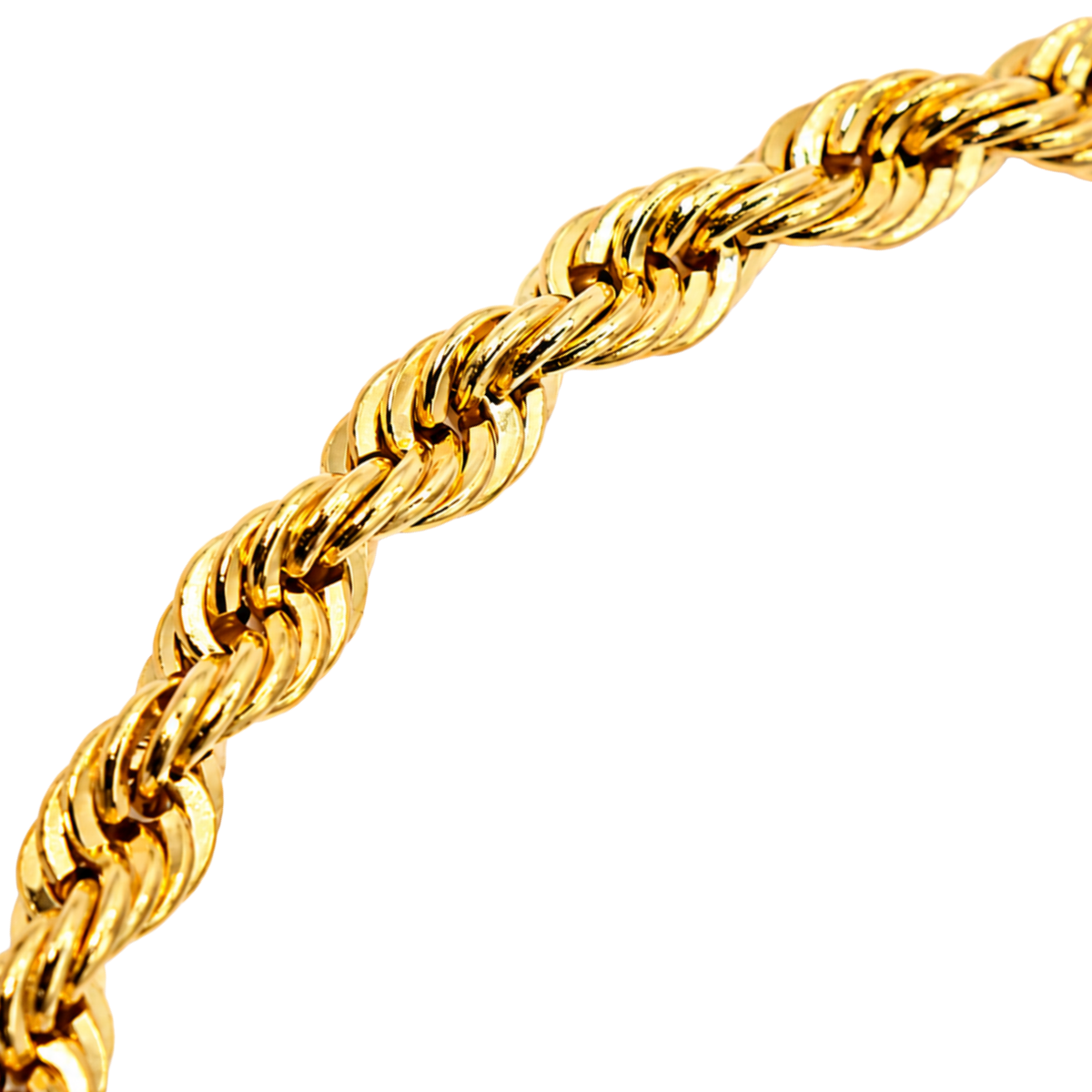 Pulsera oro 10k torzal 4 mm