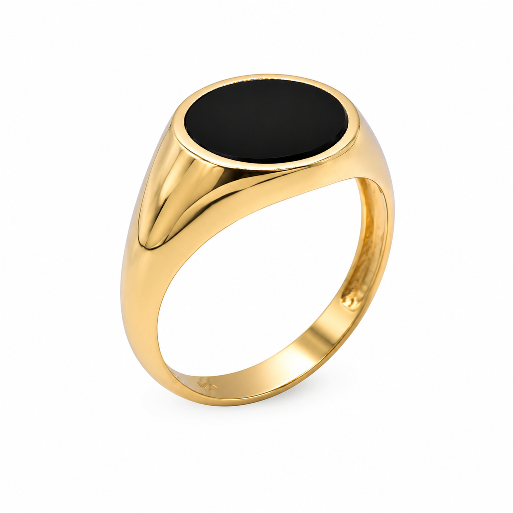 Anillo ónix oro 10k