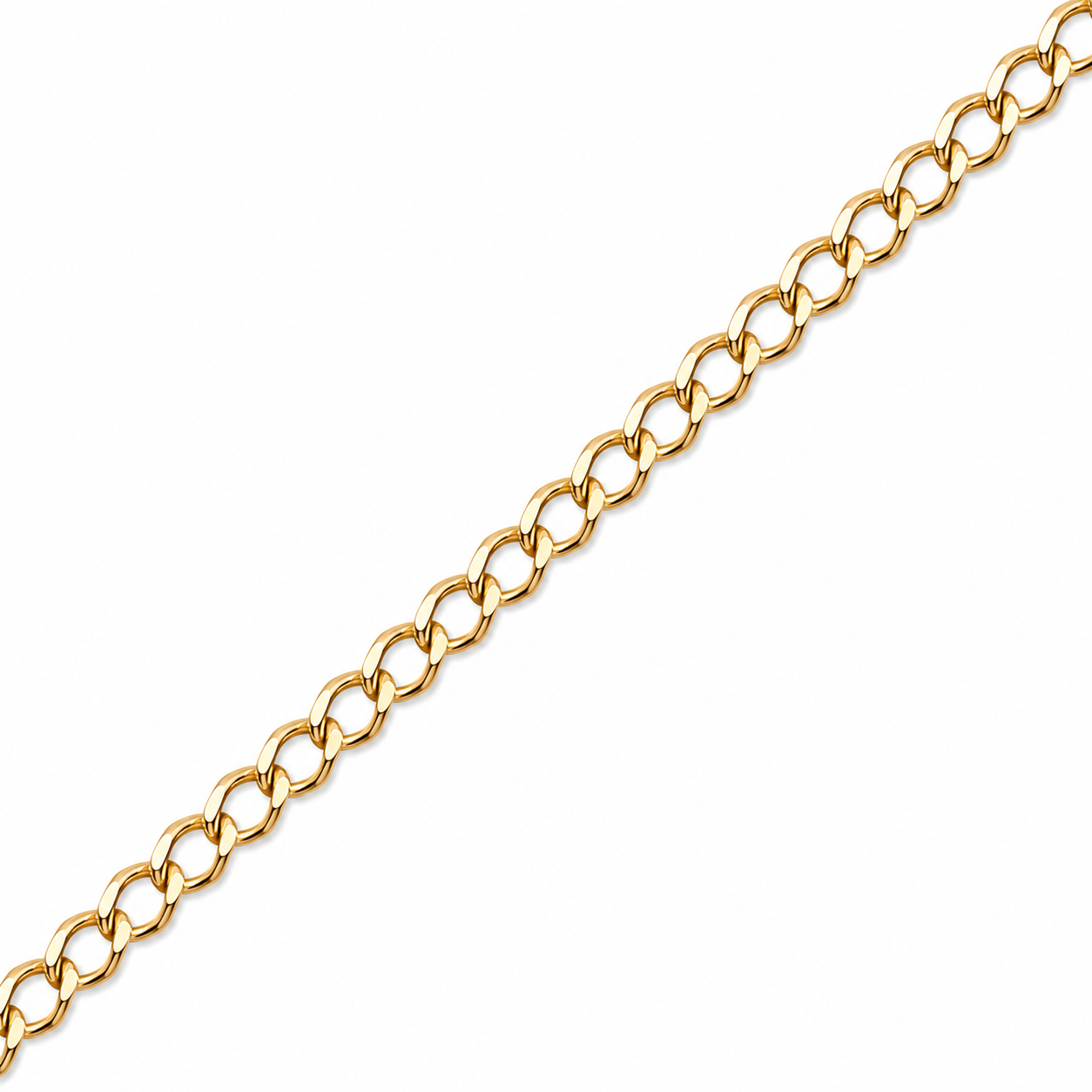 Pulso barbado oro 10k 2 mm
