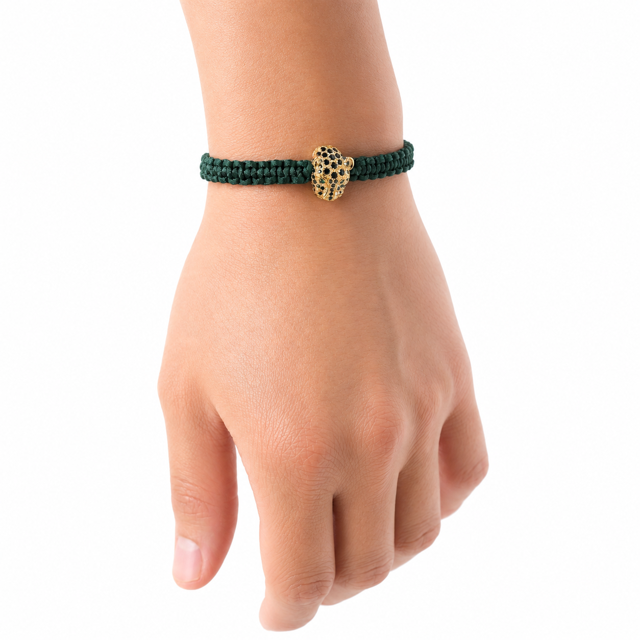 Pulsera jaguar baño oro 14k