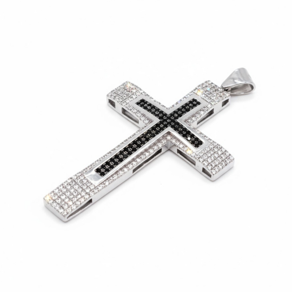 Dije cruz plata 925