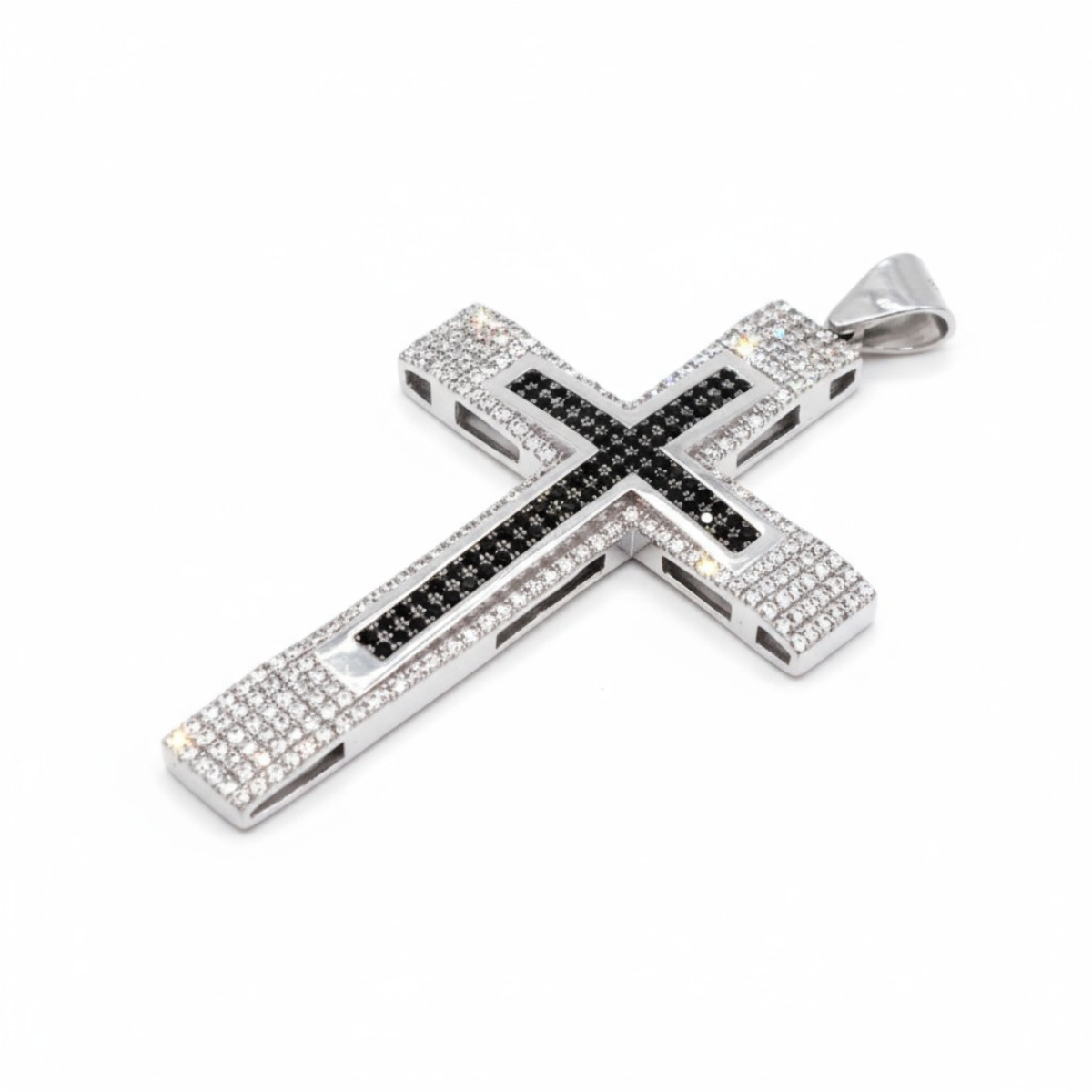 Dije cruz plata 925