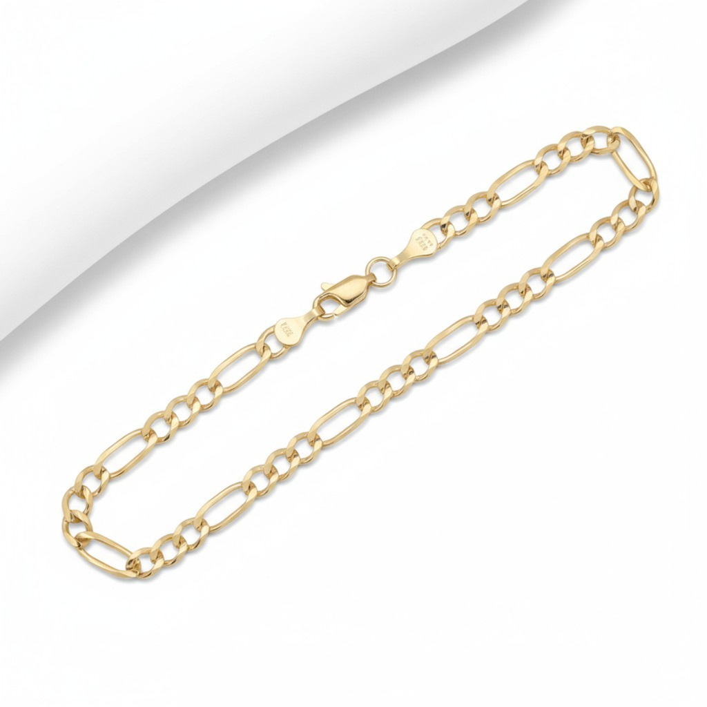 Pulsera oro 10k fígaro
