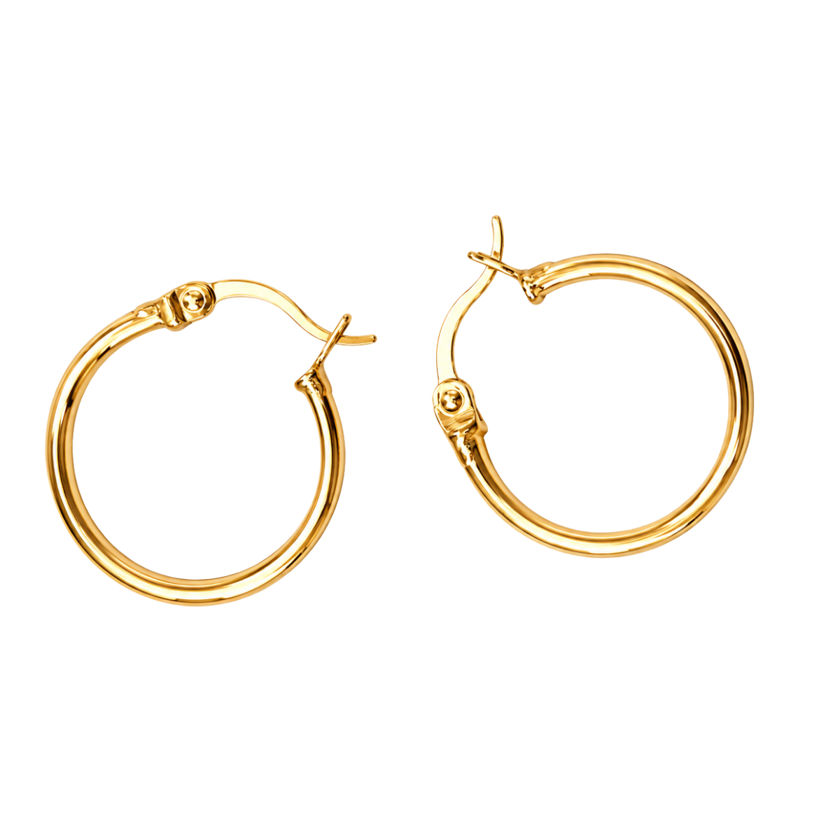 Aretes oro 10k baguette