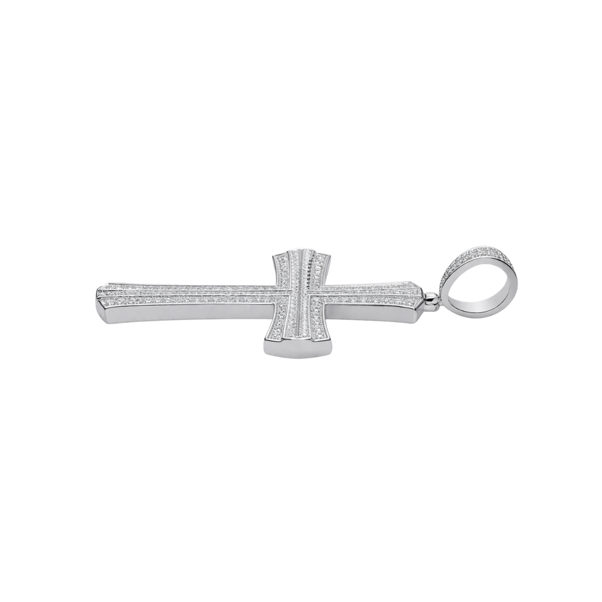 Dije cruz plata 925 gótica