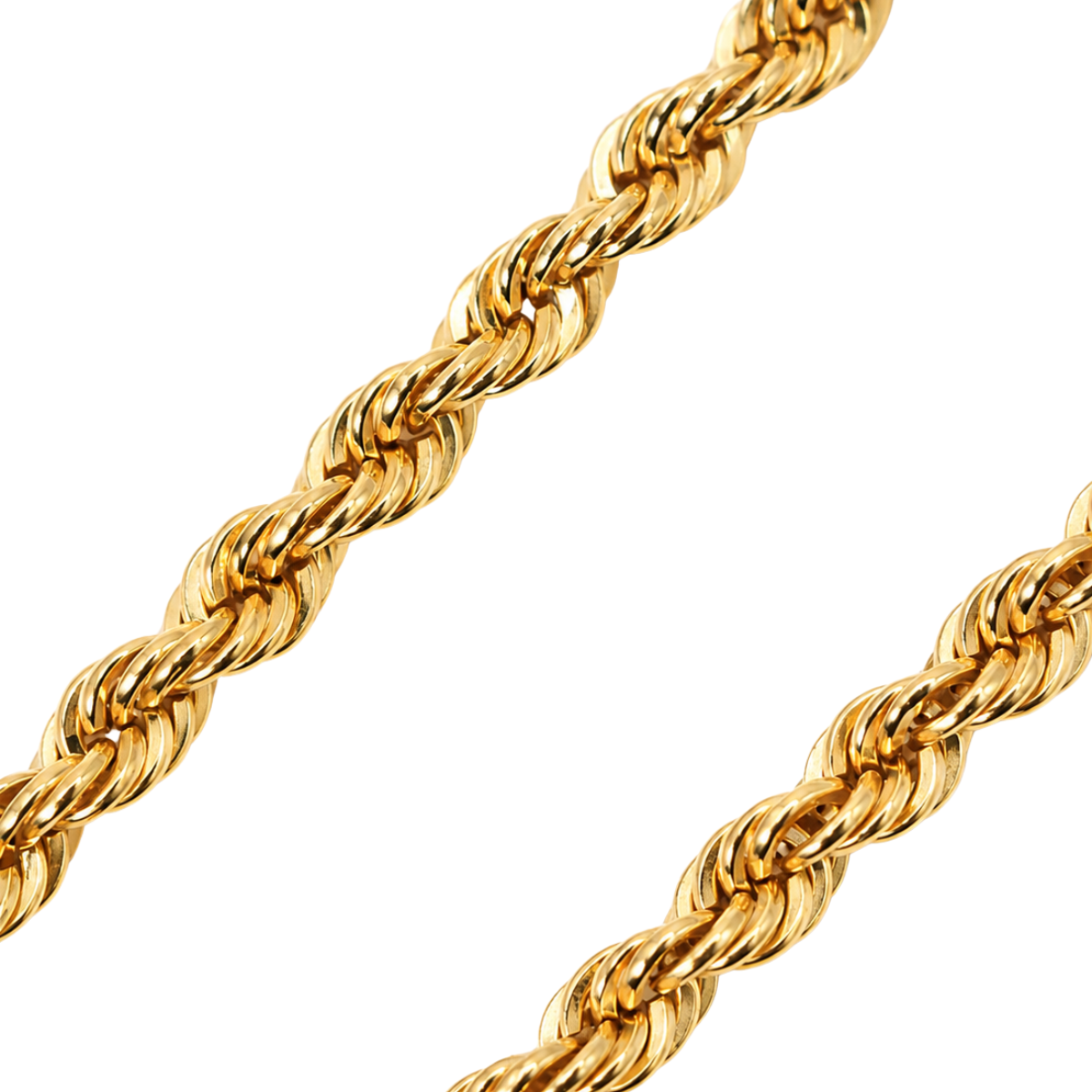 Pulsera oro 10k torzal 4 mm