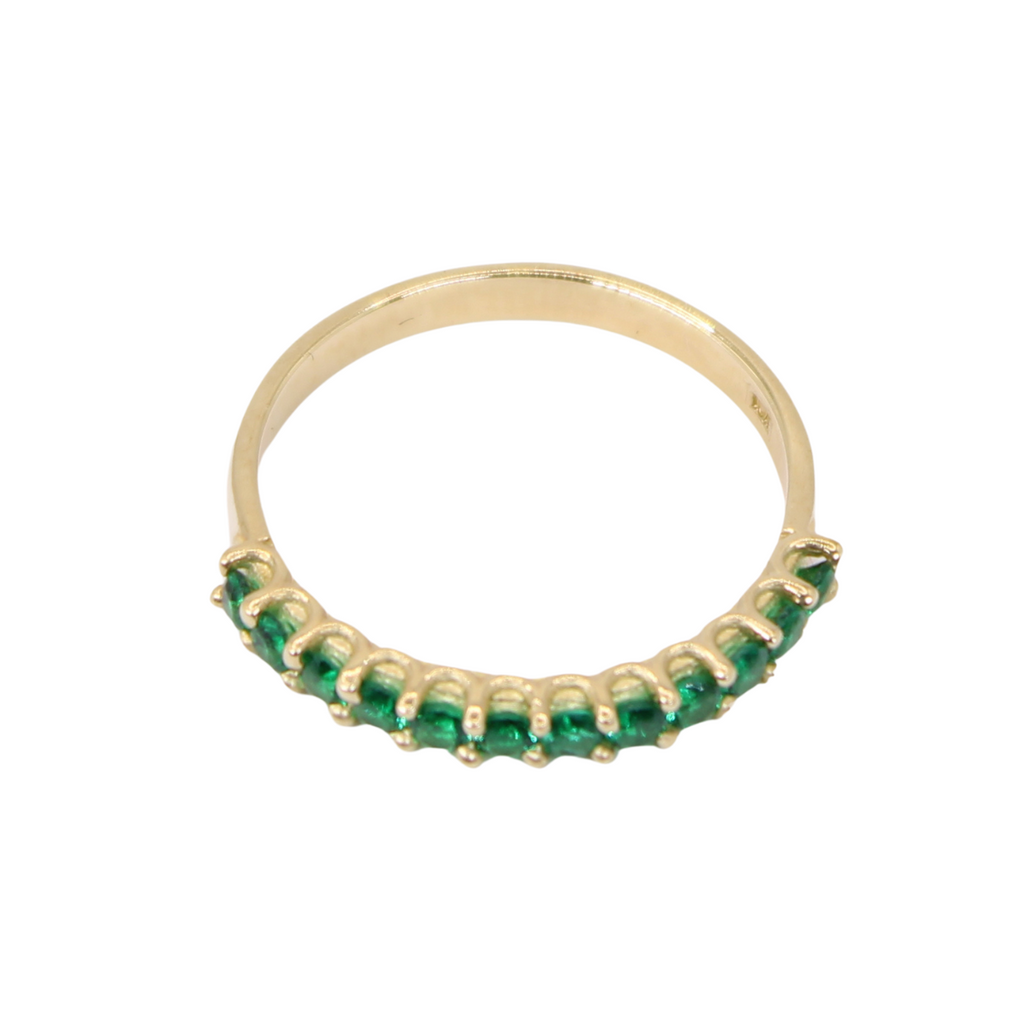 Churumbela oro 10k 2 mm verde
