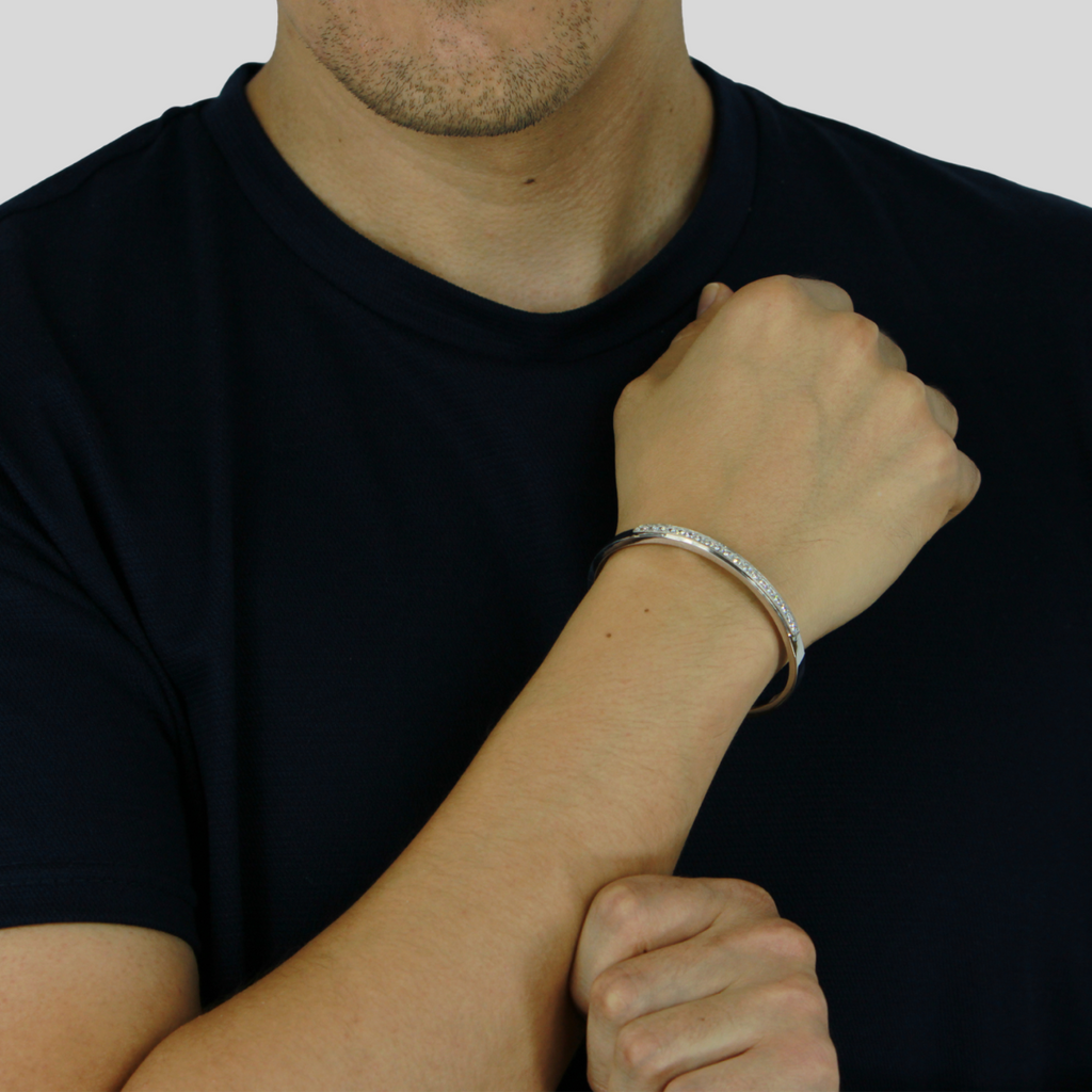 Brazalete plata 925 zirconia