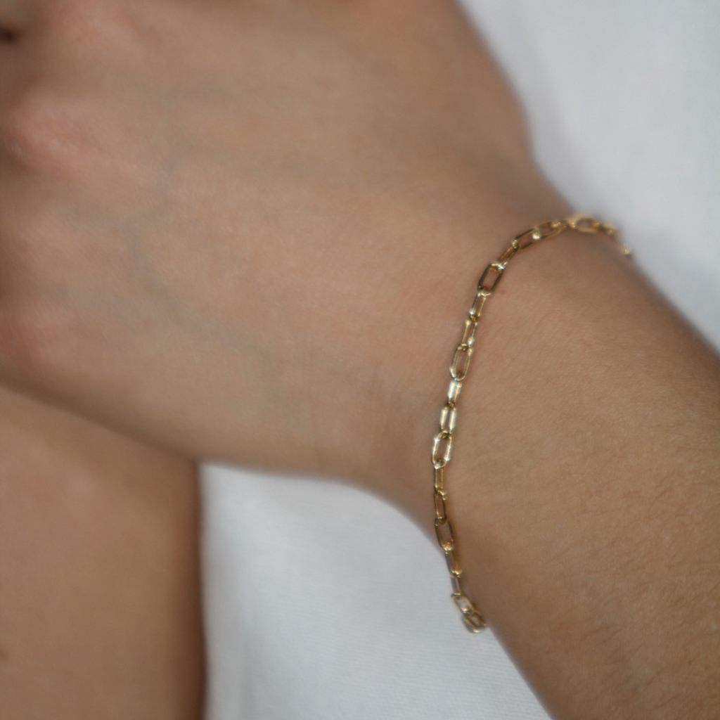 Pulsera oro 10k eslabones