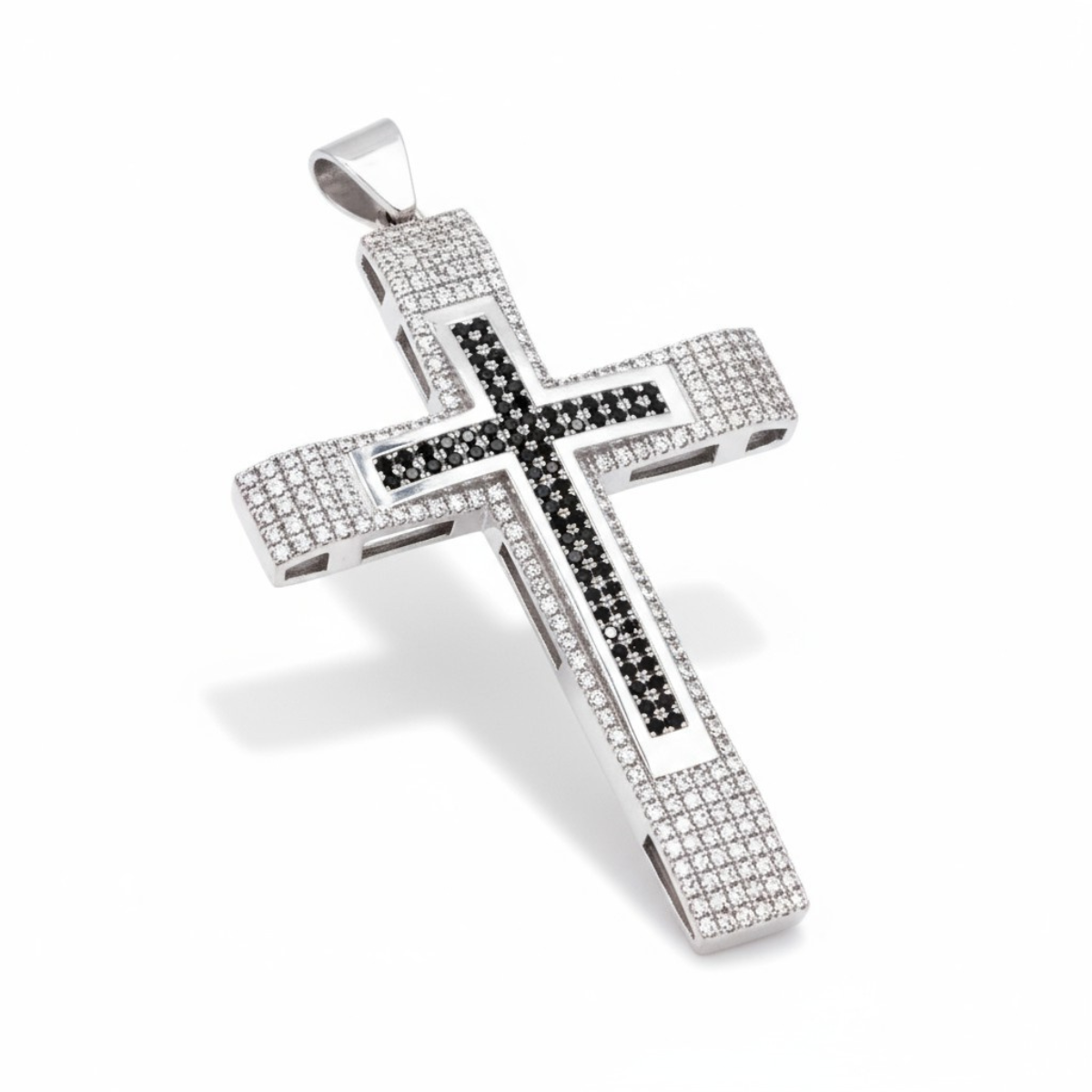 Dije cruz plata 925