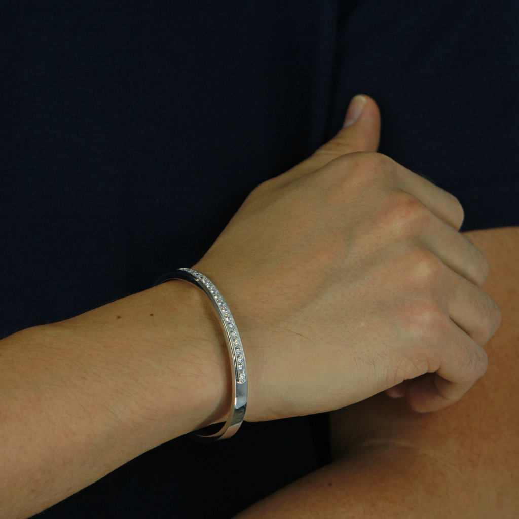Brazalete plata 925 zirconia
