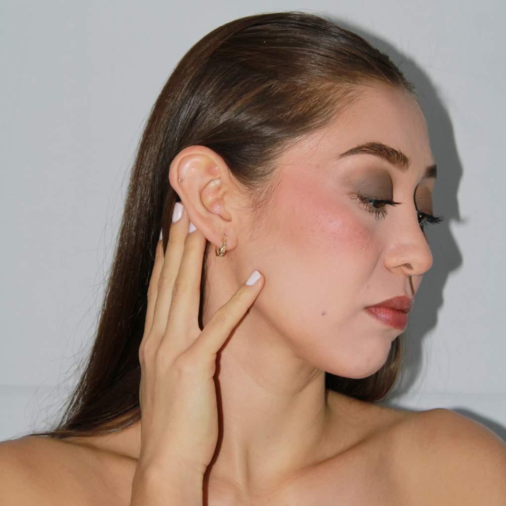 Aretes oro 10k