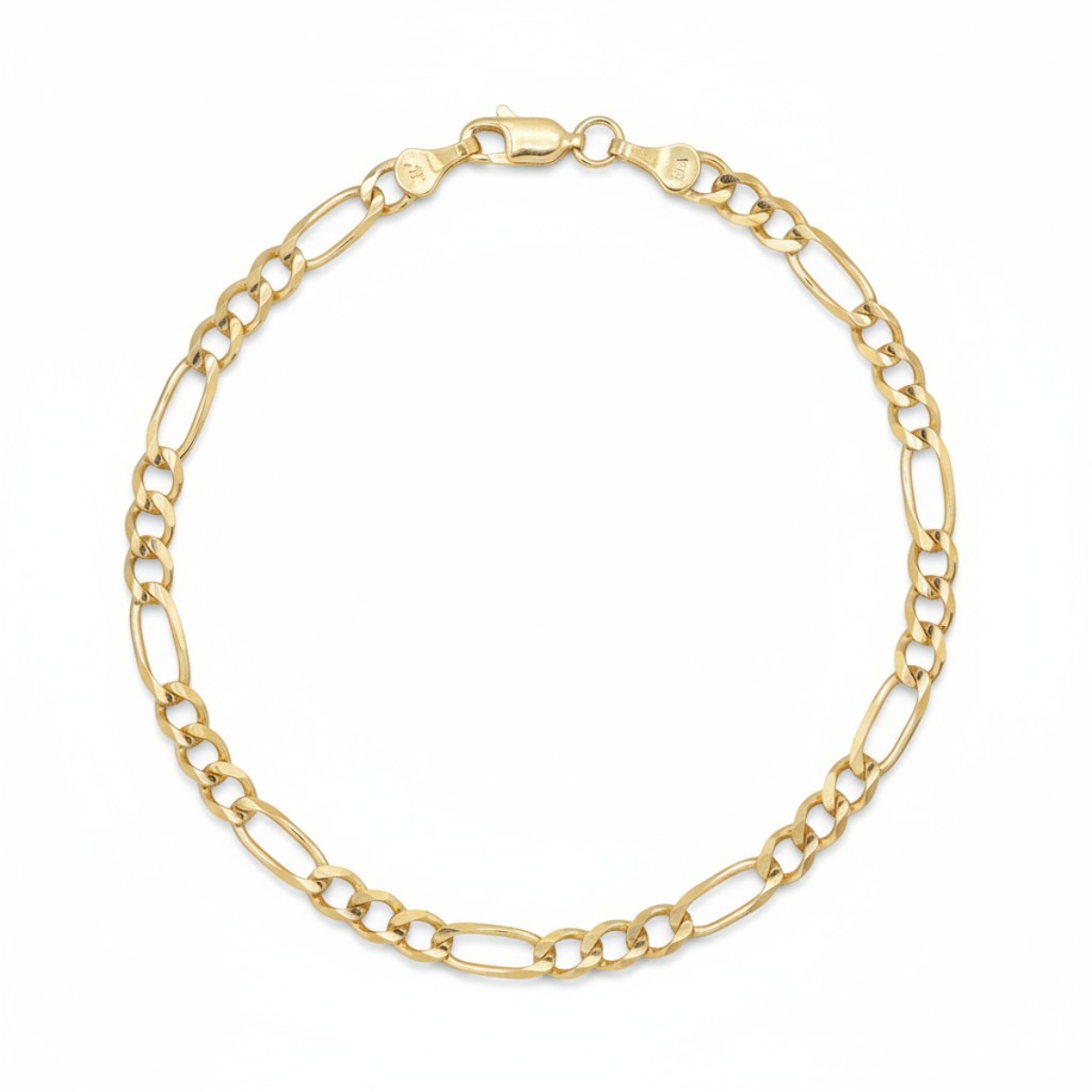 Pulsera oro 10k fígaro