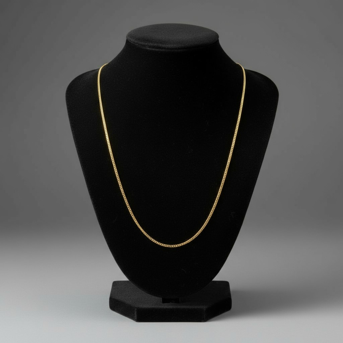 Cadena cubana oro 10k 2 mm 55 cm