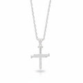 Collar cruz plata 925 clavos