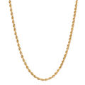 Cadena torzal oro 10k 2mm 60cm - CRIXUS Joyería México