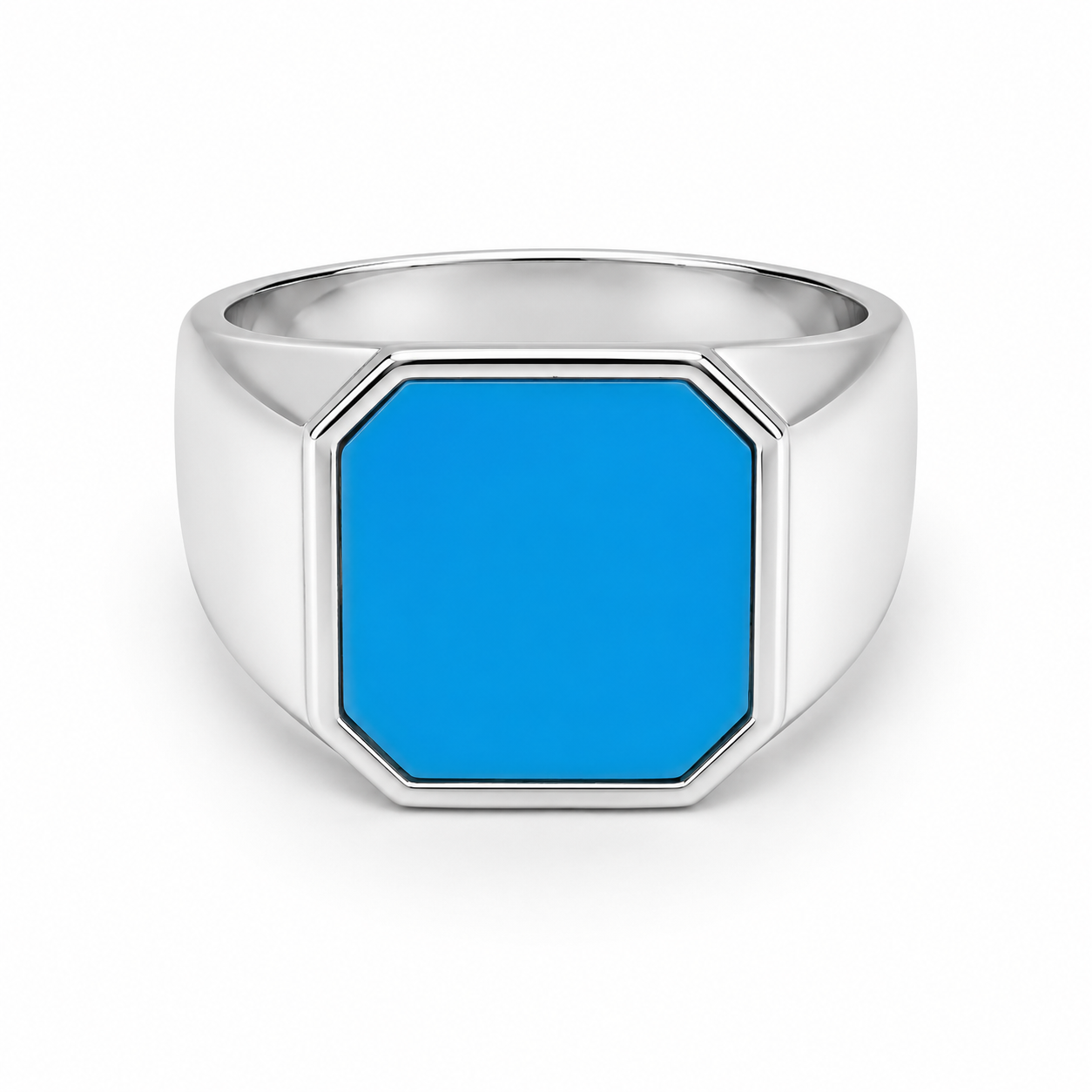 Anillo turquesa plata 925