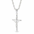 Collar cristo plata 925
