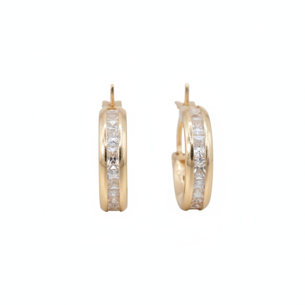 Aretes oro 10k