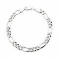 Pulsera 3x1 plata 925 fígaro